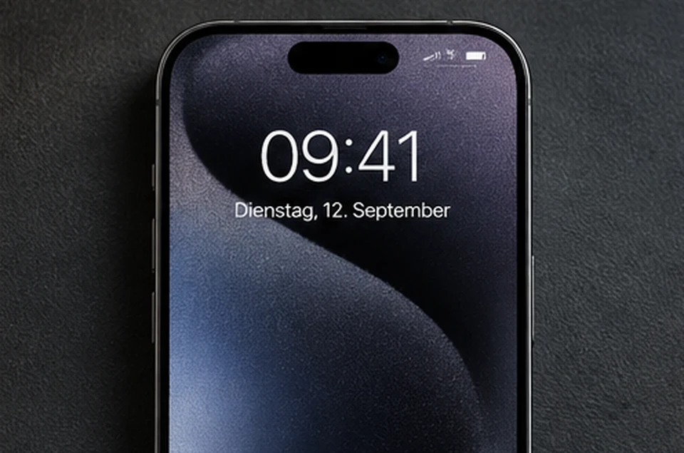 KI-generierte redaktionelle Illustration: Smartphone-Display mit Sperrbildschirm. Keine bestätigte Produktaufnahme