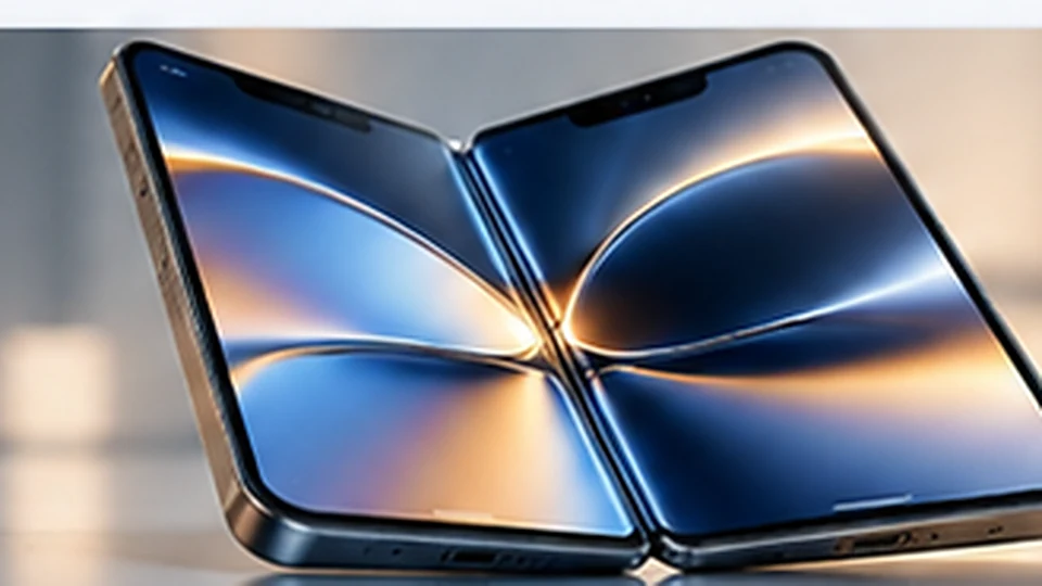 Editorial rendering of a folding smartphone; not verified product photography